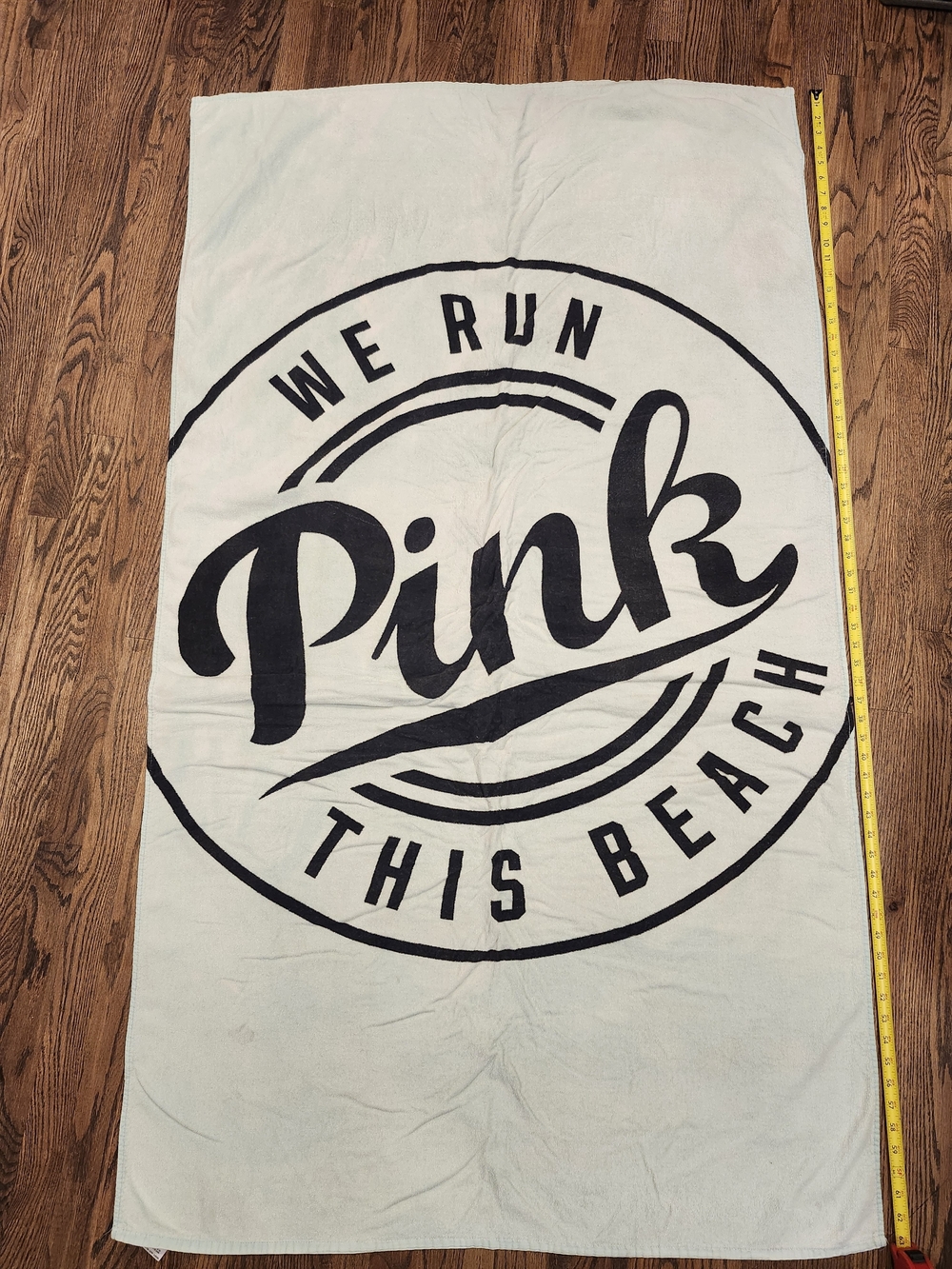 Y2K PINK nation Beach Blanket Towel